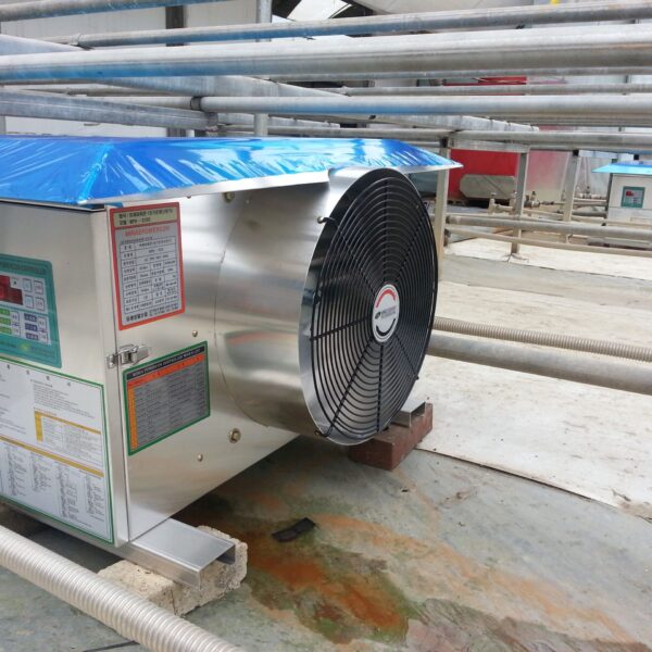 High-efficiency electric hot air heater for agriculture