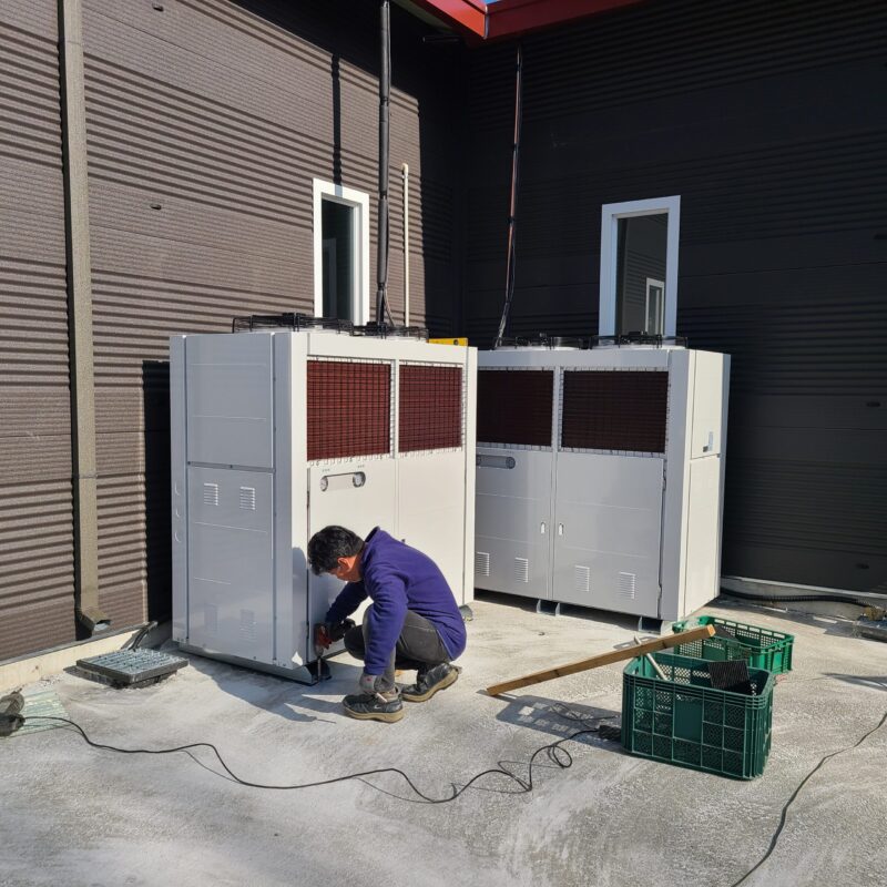 HVAC시스템을위한 냉방장치설치공사